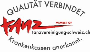 Mitglied TanzVereinigung Schweiz – von Krankenkassen anerkannt